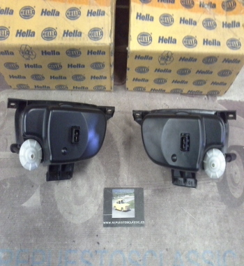 H222P3 JUEGO FAROS ANTINIEBLA BLANCOS H3 VOLKSWAGEN TRANSPORTER T4, CALIFORNIA, CARAVELLE, MULTIVAN 90>03 HELLA 1NB008122011-1NB