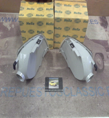 H237P3 JUEGO PILOTOS INTERMITENTES DELANTEROS BLANCOS VOLKSWAGEN POLO 94>99, HELLA 9EL962839021-9EL962840021, 92793-92794