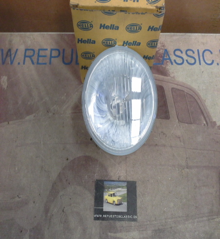 H259P3 OPTICA FARO IZQUIERDO LUZ LARGA H1 BMW 3 E30 82>92, HELLA 1K3134855011-12390