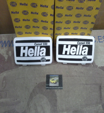 H263P3 JUEGO TAPADERAS FUNDAS OPTICAS FAROS COMET 550, HELLA 8XS135037001-81111