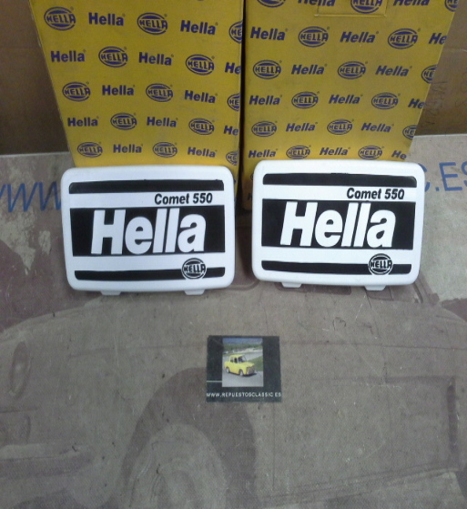 H263P3 JUEGO TAPADERAS FUNDAS OPTICAS FAROS COMET 550, HELLA 8XS135037001-81111