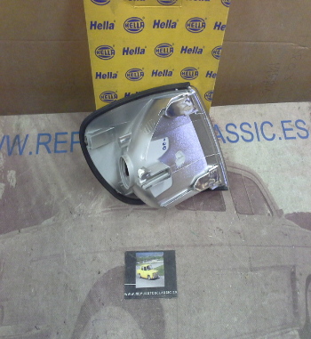 H267P3 PILOTO INTERMITENTE DELANTERO IZQUIERDO BLANCO AUDI A6 94>97, HELLA 9EL145833021-92753 SIN PORTALAMPARAS