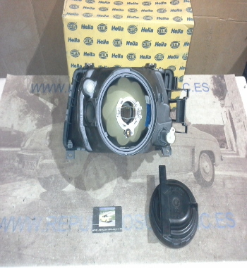 H296P3 FARO DERECHO H4  AUDI 100 82>90, HELLA 1AH004089081-12235