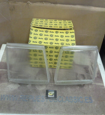 H315P4 JUEGO CRISTALES FAROS H4 MERCEDES MB 100 91-> HELLA 9ES962269004-9ES962270004, 94152-94152