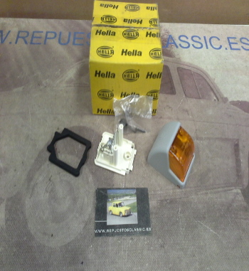 H427P4 PILOTO INTERMITENTE LATARAL CARCASA GRIS CAMION, REMOLQUE, CARAVANA, TRACTOR, HELLA 24539