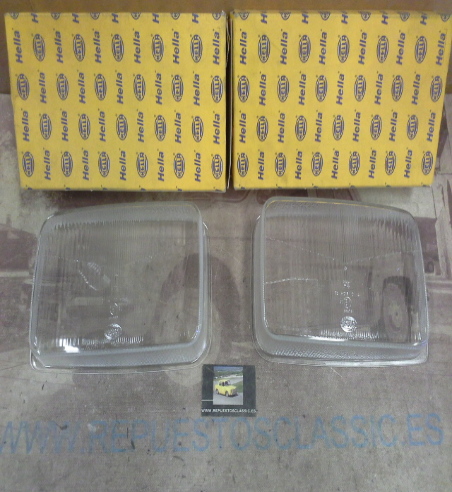 H471P5 JUEGO CRISTALES FAROS H4 CAMION DAF 65/75/85, HELLA 9ES140722005-9ES140721005 (94167-94166)