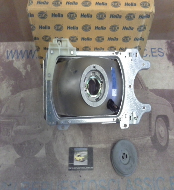 H481P5 FARO DERECHO H4 AUDI 80 B2 (81, 85) 78>86, HELLA 1AG004580161 (12315)