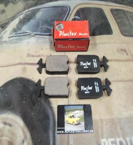 P065 JUEGO PASTILLAS FRENO CITROEN 2CV,AMI,DYANE,MEHARI