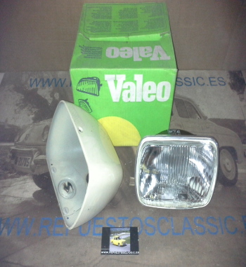IC238P4 FARO CON DIFUSOR CIBIE-VALEO H4 CON CARCASA CITROEN 2CV, AK, AKS