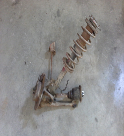 DS13 MECANICA LADO IZQUIERDO SEAT 128 DE OCASION (AMORTIGUADOR, PALIER, MANGUETA, PINZA FRENO, DISCO FRENO, BRAZO Y TIRANTE)