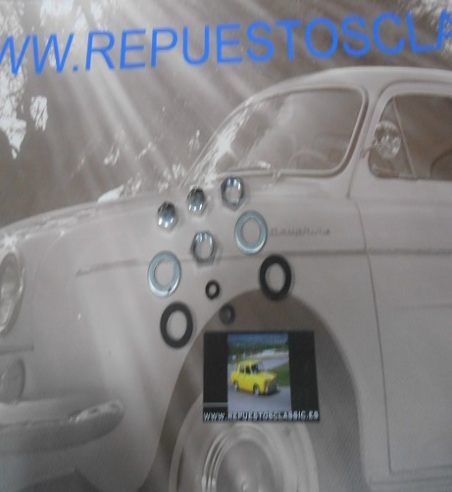 LPH12-XX KIT TORNILLOS MONTAJE LIMPIA PARABRISAS RENAULT 8, 8TS, 10, ALPINE