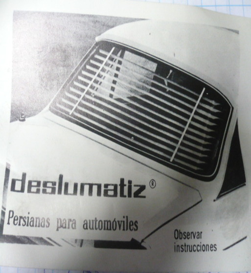 CORTINILLAS TRASERAS SEAT 127 MODELO 1977 2 y 4 puertas