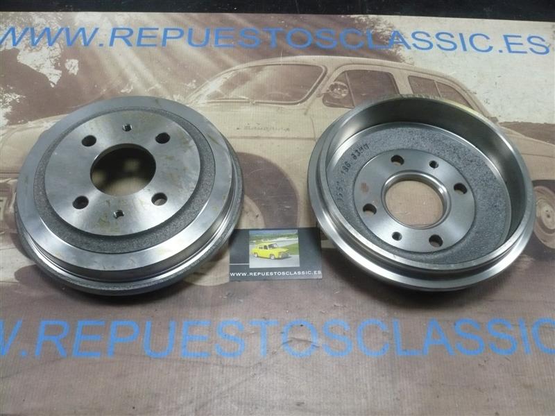 TAMBOR FRENO SEAT 600, 850, 133, FIAT 126