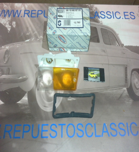 IRE526P12 PILOTO INTERMITENTE/POSICION DELANTERO IZQUIERDO RENAULT 5 MODERNO 80>85, YORKA 12742 - 0010680701