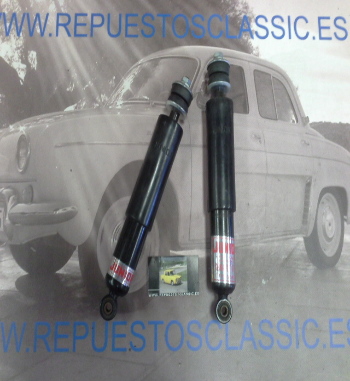 AM369P2 JUEGO AMORTIGUADORES TRASEROS JUNIOR DOBLE EFECTO RENAULT 8, 10, ALPINE A110, 1300, 1600