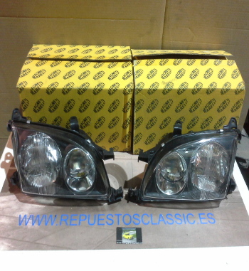 25P10 JUEGO FAROS CARELLO TOYOTA AVENSIS ( T22 ) 97-> H7+H7 MAGNETI MARELLI LPE001/LPE002 - 712754059340/712754059341