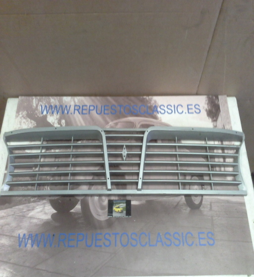 RJ218 P4 REJILLA DELANTERA RENAULT 6 PRIMERA SERIE SIN MOLDURA