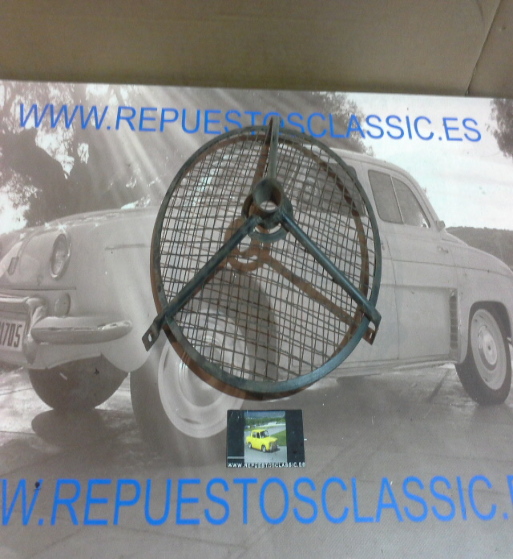 HELi08 REJILLA PROTECTORA HELICE VENTILACION MOTOR CITROEN 2cv 1 SERIE (3 PATAS DE SUJECION)