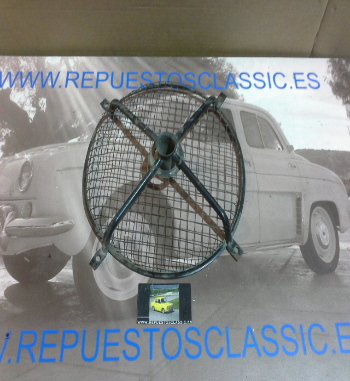 HELi09 REJILLA PROTECTORA HELICE VENTILACION MOTOR CITROEN 2cv (4 PATAS DE SUJECION)