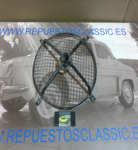 HELi09 REJILLA PROTECTORA HELICE VENTILACION MOTOR CITROEN 2cv (4 PATAS DE SUJECION)