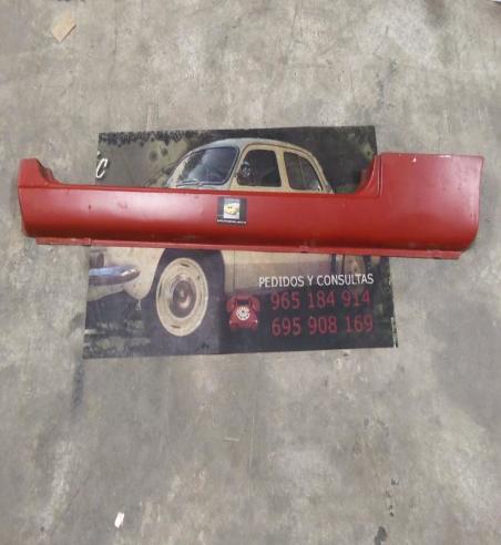 TAL15 FALDON BAJO PUERTA IZQUIERDO COMPLETO (SOLERA, TALONERA) SEAT 133