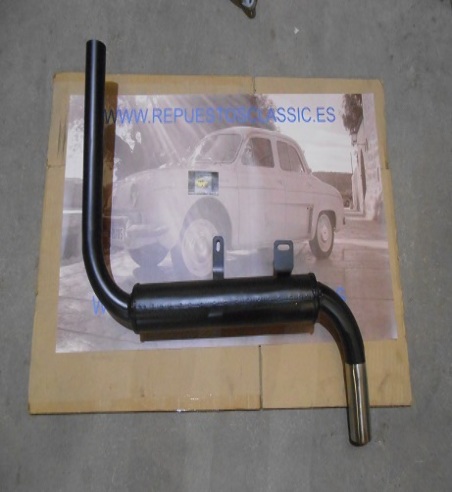 SILENCIOSO TRANSVERSAL COMPETICIÓN RENAULT 8, 10, ALPINE A110