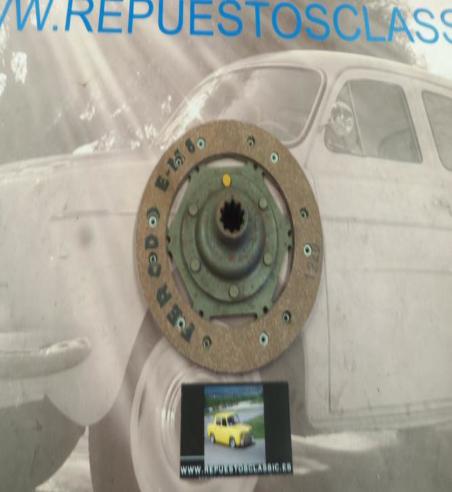 DE34* DISCO EMBRAGUE CITROEN 2cv, DYANE MEDIDA DISCO 160mm, 10 DIENTES