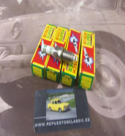 H6DC BOSCH JUEGO 4 BUJIAS RENAULT ALPINE 310, CITROEN GS, VISA, CX, BX, PEUGEOT 205, TALBOT SAMBA 1.2 RALLY