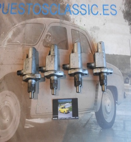 MOS15 JUEGO 4 INYECTORES CKB40SD5317 COMPLETOS CON TOBERA PERKINS 4.108. SEAT, LAND ROVER, JEEP