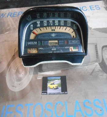 CK543 CUADRO CUENTAKILOMETROS RENAULT DAUPHINE, ONDINE, GORDINI, 12V, 15O Km/h