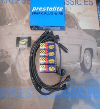 OFERTA!!! F6NC JUEGO CABLES PRESTOLITE Y BUJÍAS MAGNETI MARELLI SEAT 600, 800