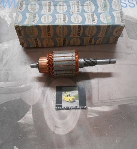 9823-3 INDUCIDO MOTOR ARRANQUE FEMSA MTA12-14 RENAULT 4, 6, 8, 8TS, 10, ALPINE A110