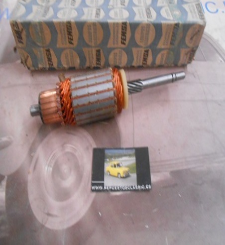 17127-2 INDUCIDO MOTOR ARRANQUE FEMSA MTS12-10, 37 RENAULT 12, R5TS, ALPINE A110 1300