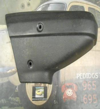 PUN44 PUNTERA PARAGOLPES DELANTERO DERECHO TALBOT 150 FELINO CON SPOILER, SOLARA, COLOR NEGRO