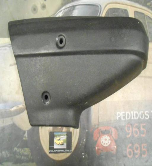 PUN44 PUNTERA PARAGOLPES DELANTERO DERECHO TALBOT 150 FELINO CON SPOILER, SOLARA, COLOR NEGRO