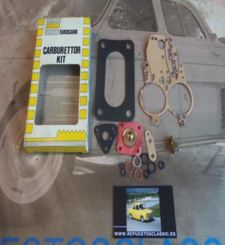 S1006 SUPER KIT REPARACION CARBURADOR SOLEX 32 EIES-5 SEAT 124D ESPECIAL 1.6, 124 SPORT 1.8, SEAT 131,132, 1.6, 1.8, 1430 1.6