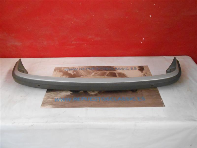 J15-1 PARAGOLPES PLASTICO TRASERO SEAT 127 CL COLOR NEGRO Y GRIS