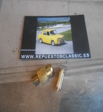 AS21 AGUJA CARBURADOR WEBER 150 SERIES ICP, DMTR, DAT, IBA, ICEV, DIR, TL SEAT 600, 850, 127, RENAULT 5, 12