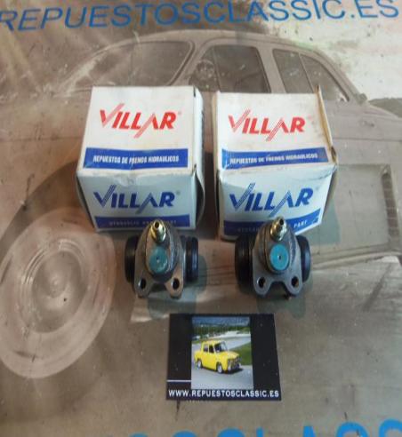 ST168 JUEGO BOMBINES FRENO TRASERO FORD FIESTA 1.6 DIESEL 84>89 (15mm) ROSCA 10x100 CIERRE CONO REF VILLAR 623.5765