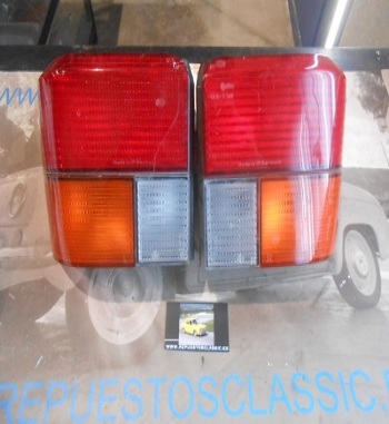 H559P6 JUEGO PILOTOS TRASEROS CON PORTALÁMPARAS VOLKSWAGEN TRANSPORTER T4 OCASION