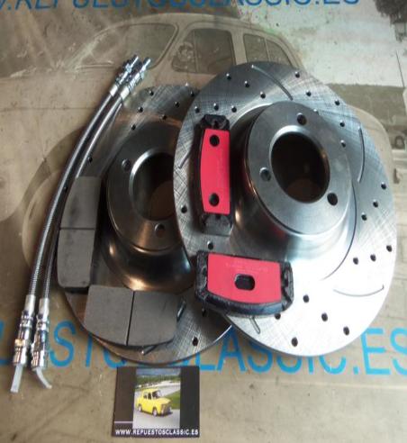 KTV142R8S KIT FRENOS DEPORTIVOS DELANTEROS RENAULT 8, 10 ALPINE A110