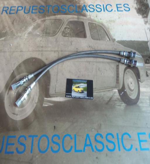 TVZH45267M JUEGO LATIGUILLOS DELANTEROS METALICOS RENAULT 4, 6 DESDE 1981, RENAULT 5, 7, ALPINE, TURBO