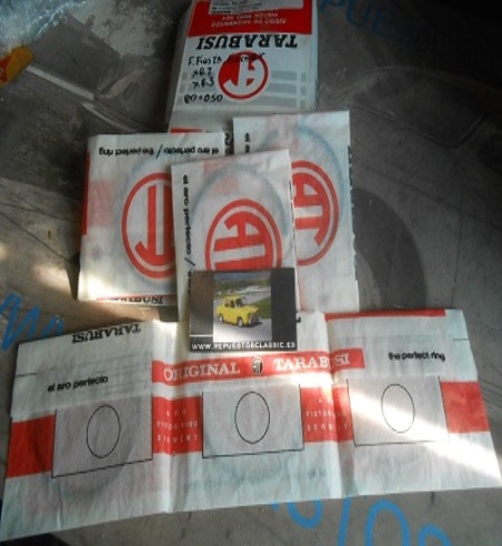 SEG69 JUEGO SEGMENTOS FORD FIESTA XR2, ESCORT XR3 80 mm +0.50 1.6+2.0+4.0