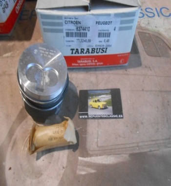 86 JUEGO PISTONES CITROEN BX, C25, ZX, XANTIA, BERLINGO, PEUGEOT 205, 405, PARTNER DIESEL 83 mm +0.5 MOTOR XUD9 1.905 cc