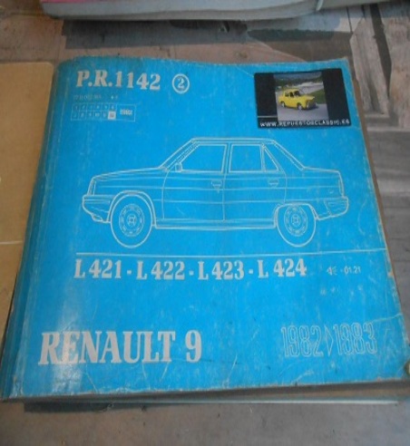 L105 CATALOGO PIEZAS DE RECAMBIO RENAULT 9 PR1142 (3)