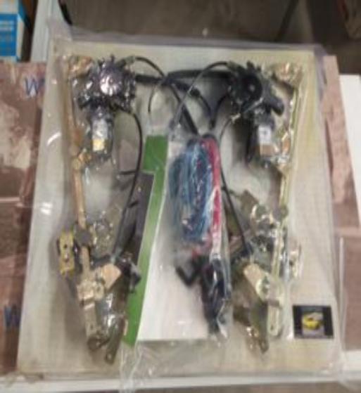 VN38 P4 JUEGO ELEVALUNAS ELECTRICOS VOLKSWAGEN SHARAN PUERTAS TRASERAS INCLUYE KIT DE INSTALACION COMPLETO