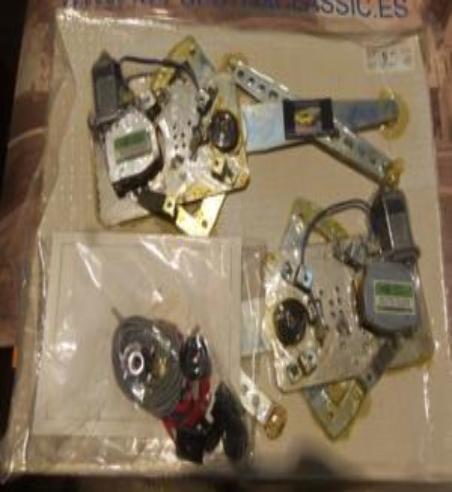 HN28P7 JUEGO ELEVALUNAS ELECTRICOS HONDA CIVIC 8/91> PUERTAS DELANTERAS INCLUYE KIT DE INSTALACION COMPLETO
