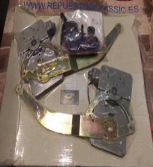 FD19P7 JUEGO ELEVALUNAS ELECTRICOS FORD TRANSIT 1/86>7/94  3PUERTAS   INCLUYE KIT DE INSTALACION COMPLETO