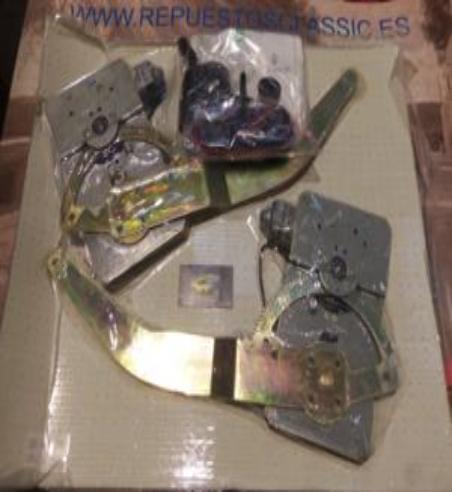 FD19P7 JUEGO ELEVALUNAS ELECTRICOS FORD TRANSIT 1/86>7/94  3PUERTAS   INCLUYE KIT DE INSTALACION COMPLETO