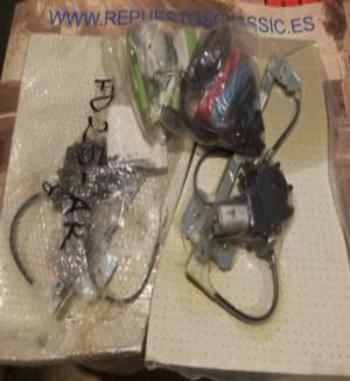 FD25P7 JUEGO ELEVALUNAS ELECTRICOS FORD FOCUS PUERTAS TRASERAS   INCLUYE KIT DE INSTALACION COMPLETO